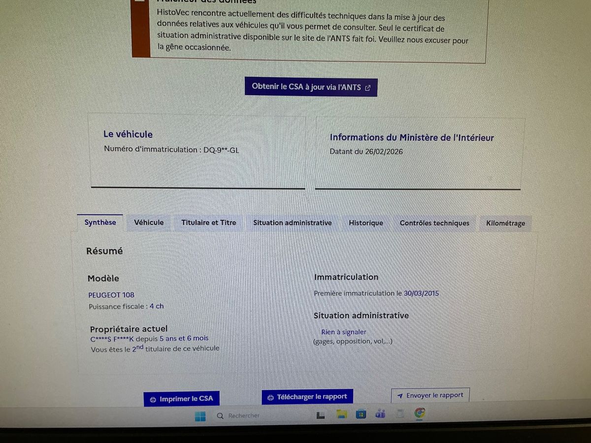 Peugeot 108 d'occasion