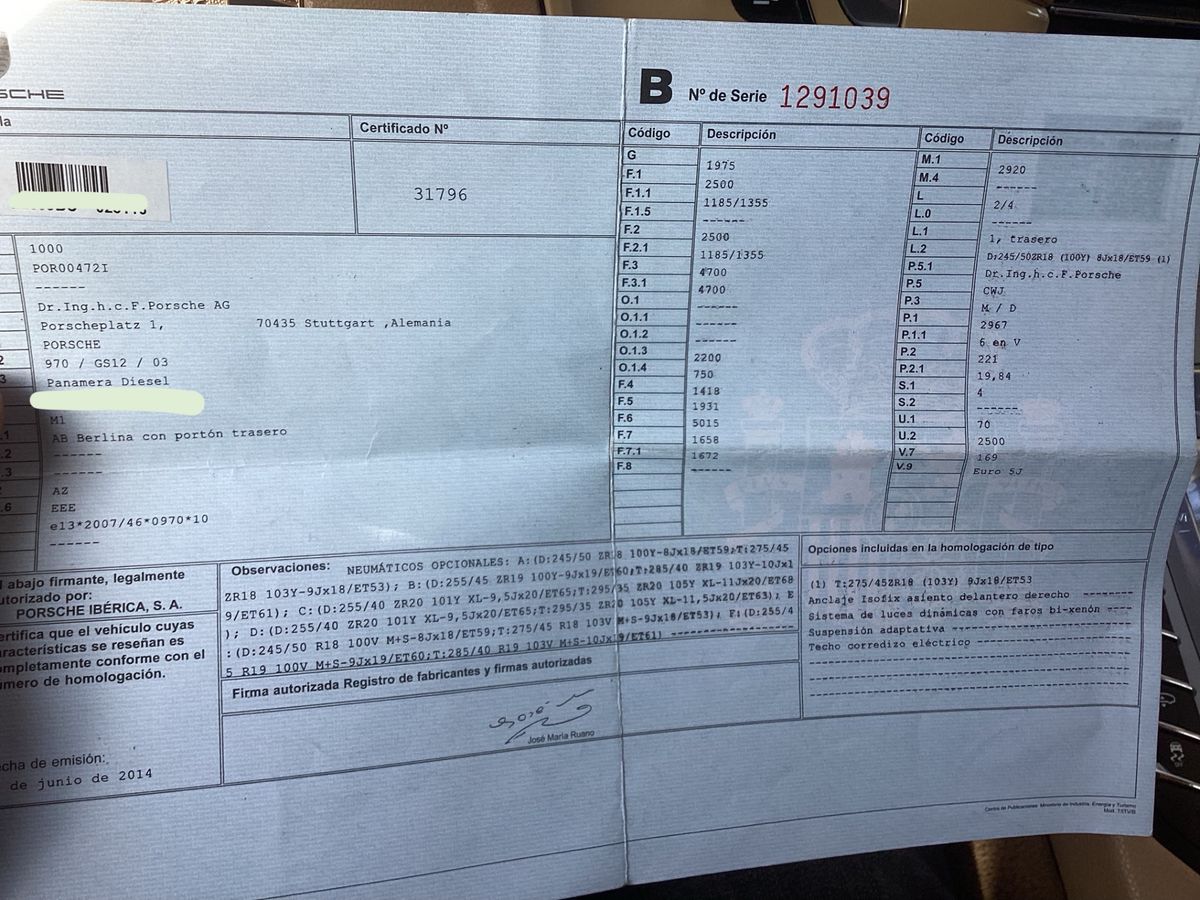 Porsche Panamera d'occasion