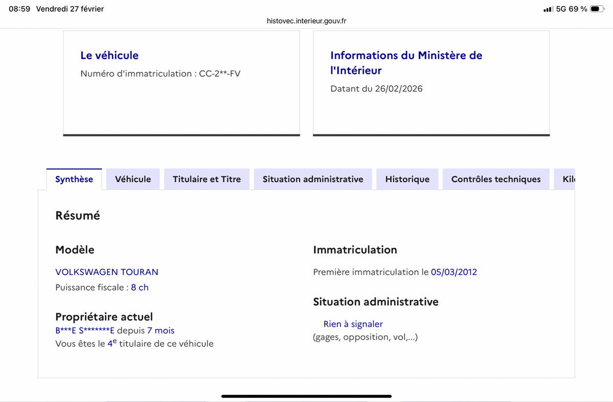 Volkswagen Touran d'occasion