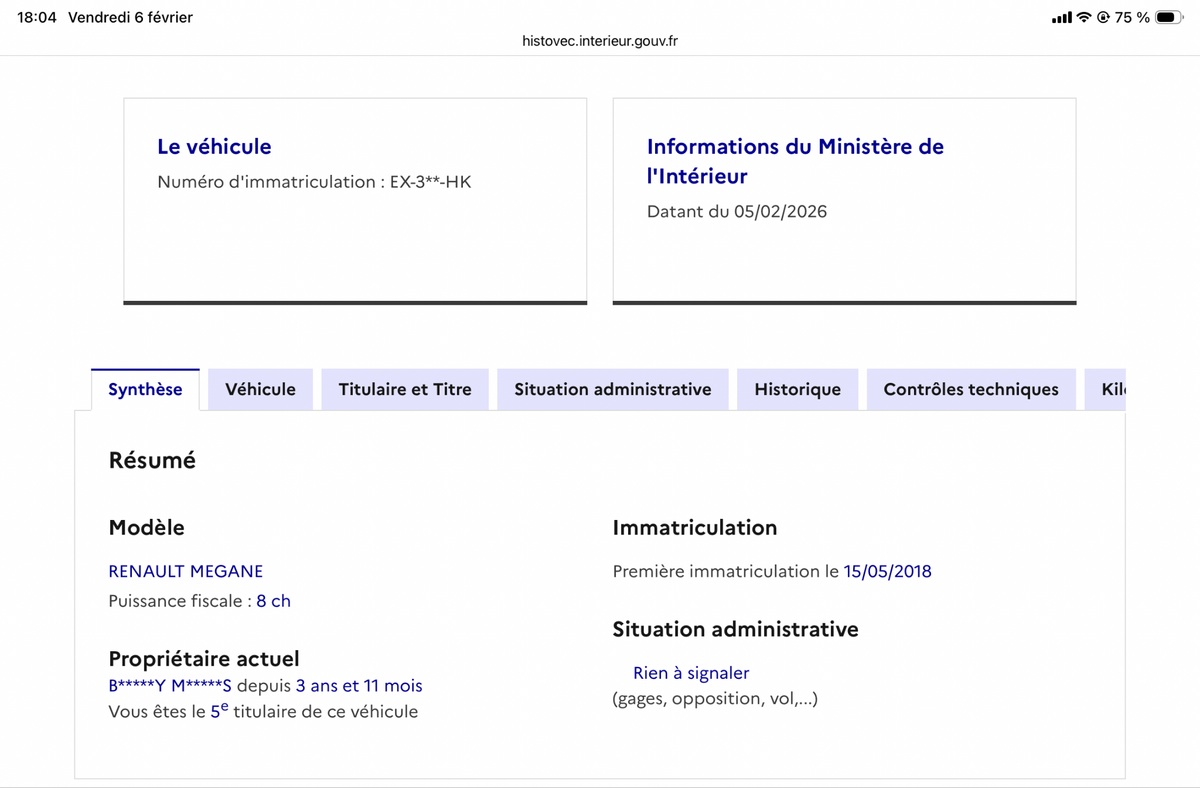 Renault Megane d'occasion
