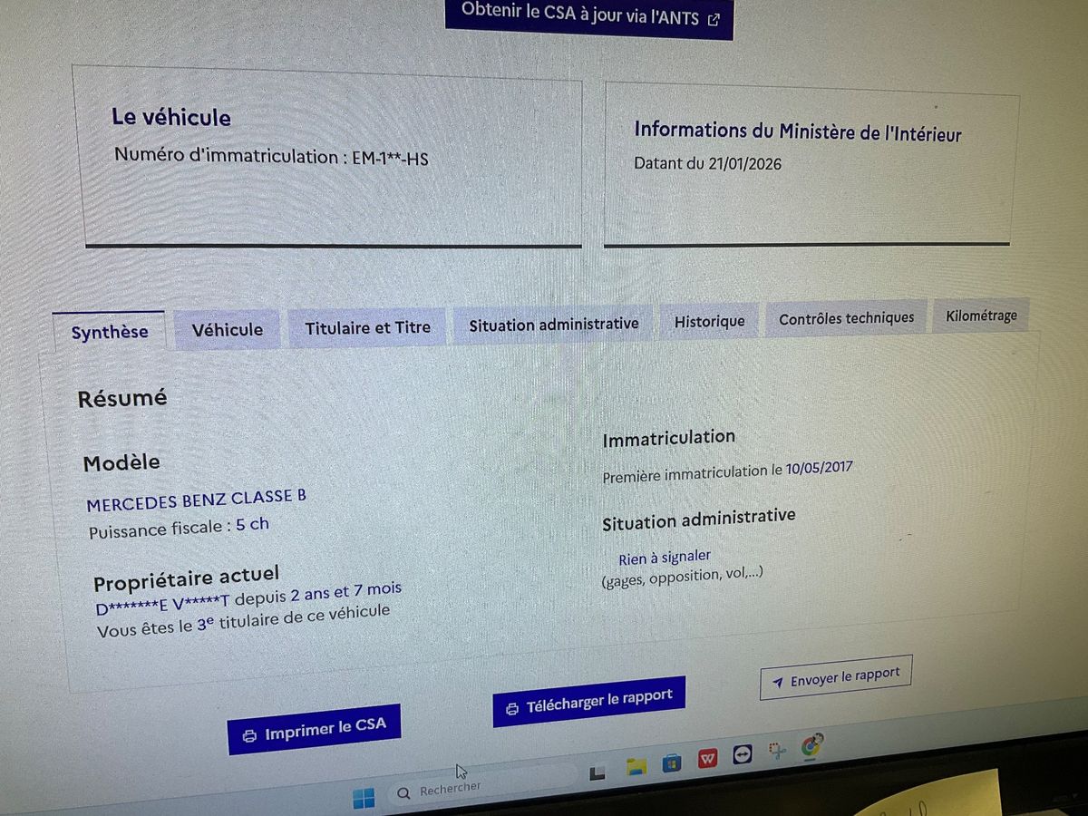 Mercedes-Benz B-Klasse d'occasion