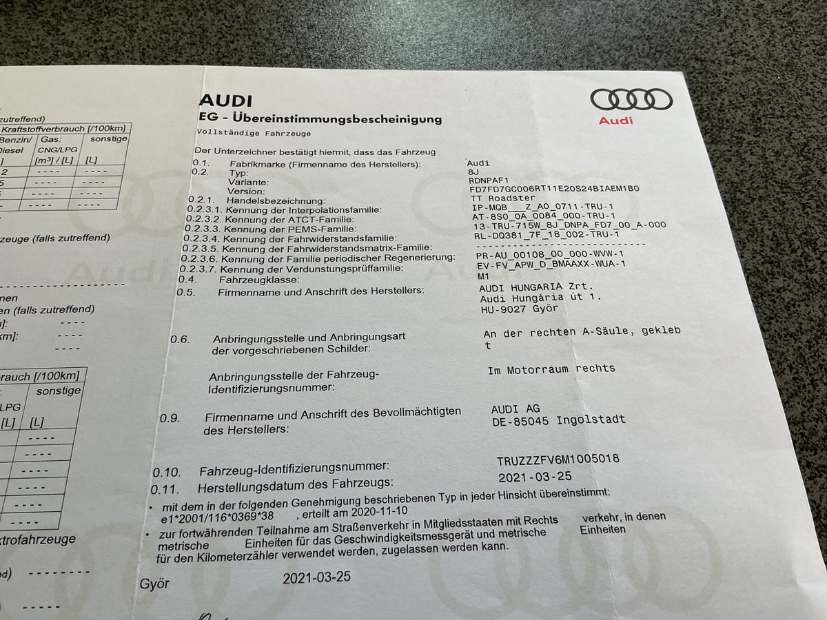 Audi TT 45 TFSI