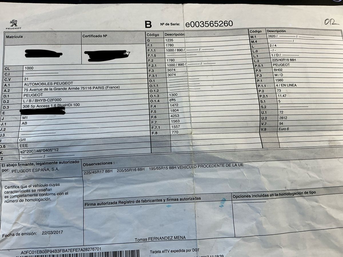 Peugeot 308 d'occasion