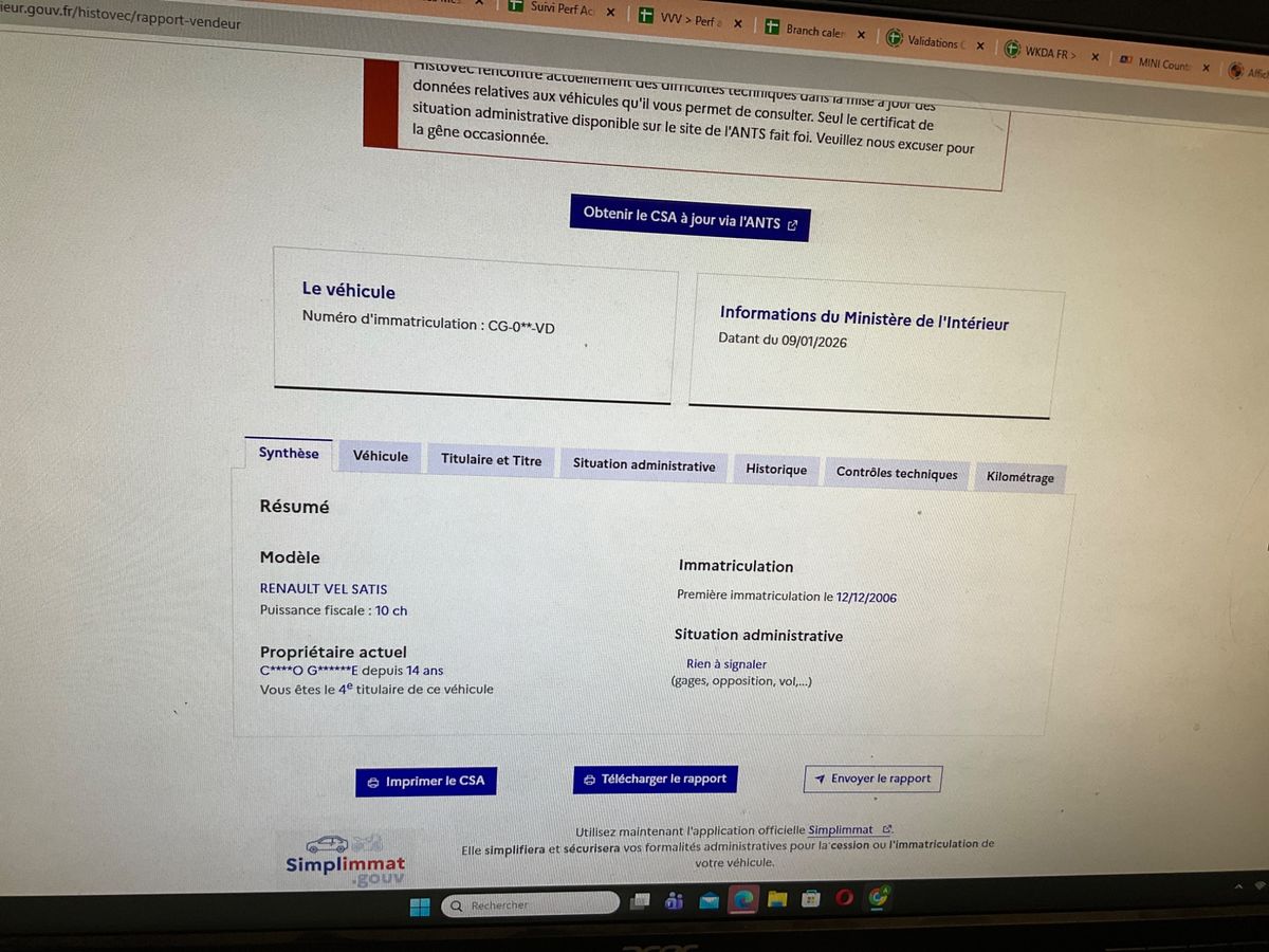 Renault Vel d'occasion