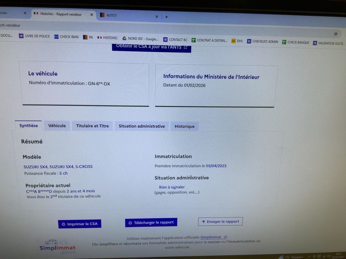 Suzuki S-Cross d'occasion