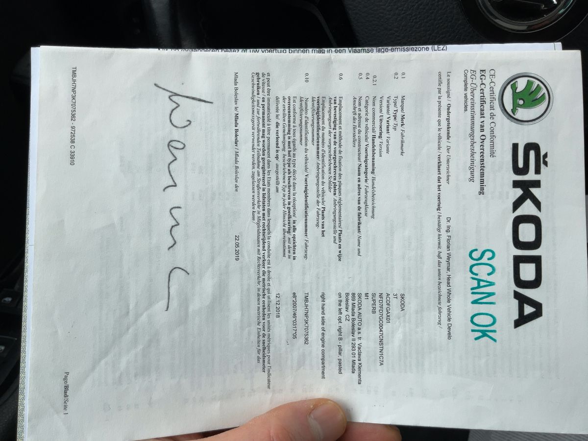 Skoda Superb d'occasion