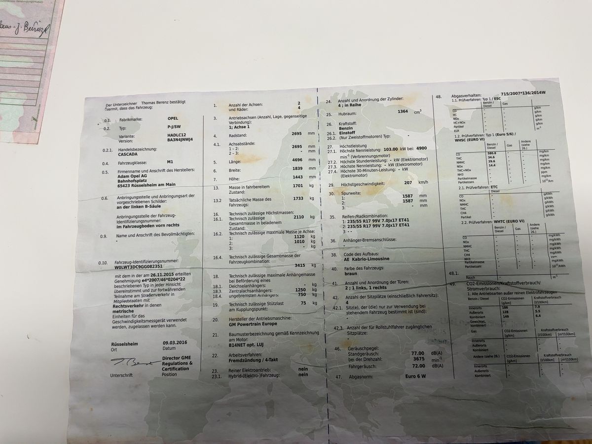 Opel Cascada d'occasion