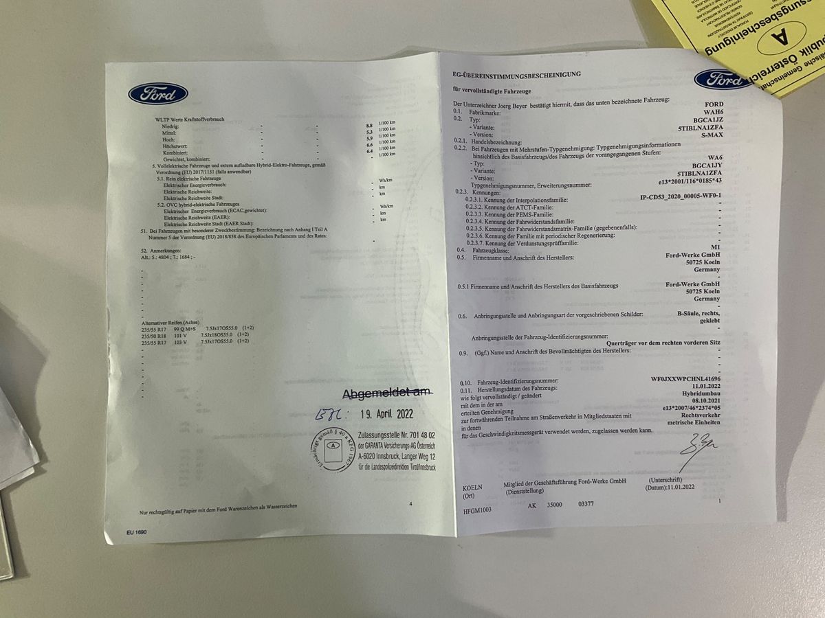 Ford S-Max d'occasion