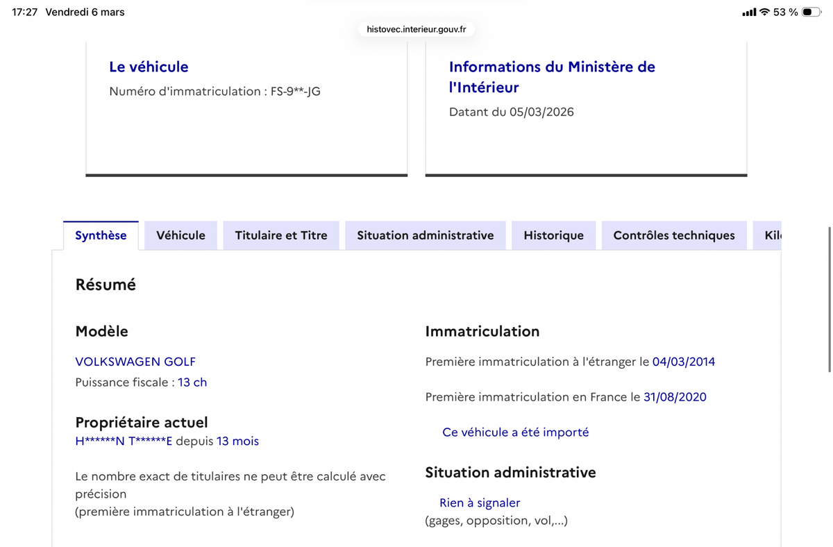 Volkswagen Golf d'occasion