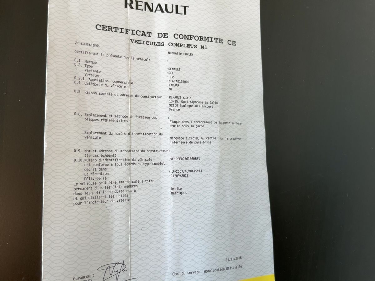 Renault Kadjar d'occasion