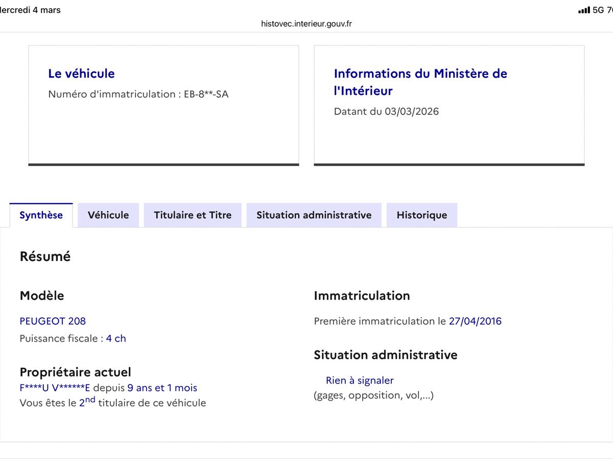 Peugeot 208 d'occasion