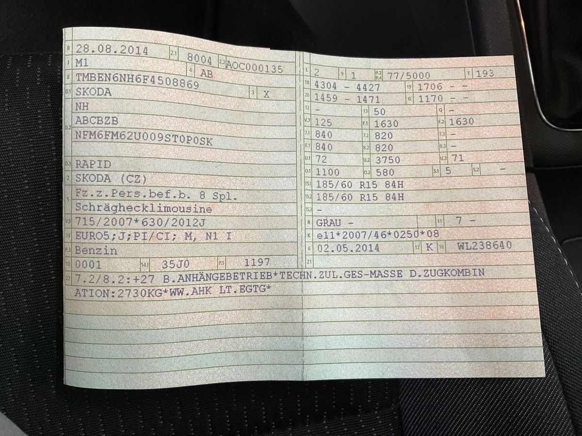 Skoda Rapid Spaceback 1.2 TSI Ambition