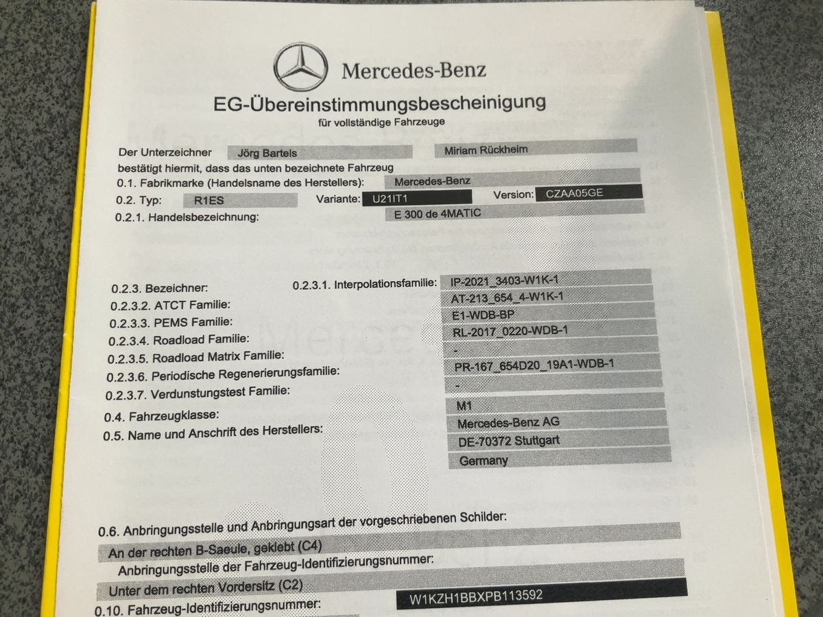 Mercedes-Benz E-Klasse E 300de T 4Matic AMG Line