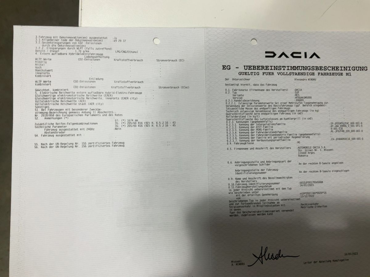 Dacia Jogger d'occasion