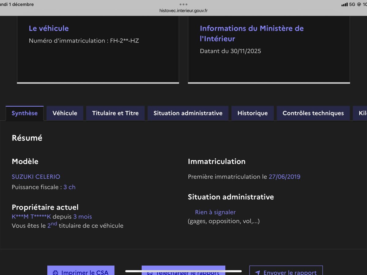 Suzuki Celerio d'occasion