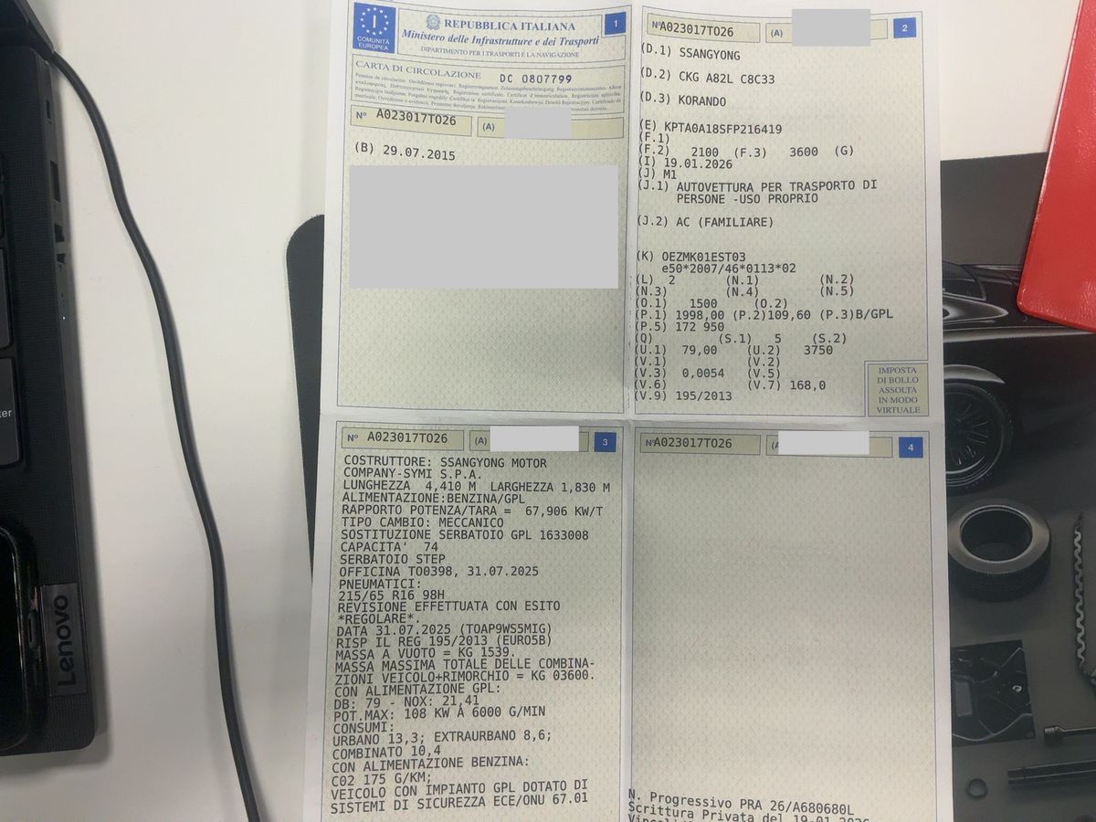 Ssangyong Korando d'occasion