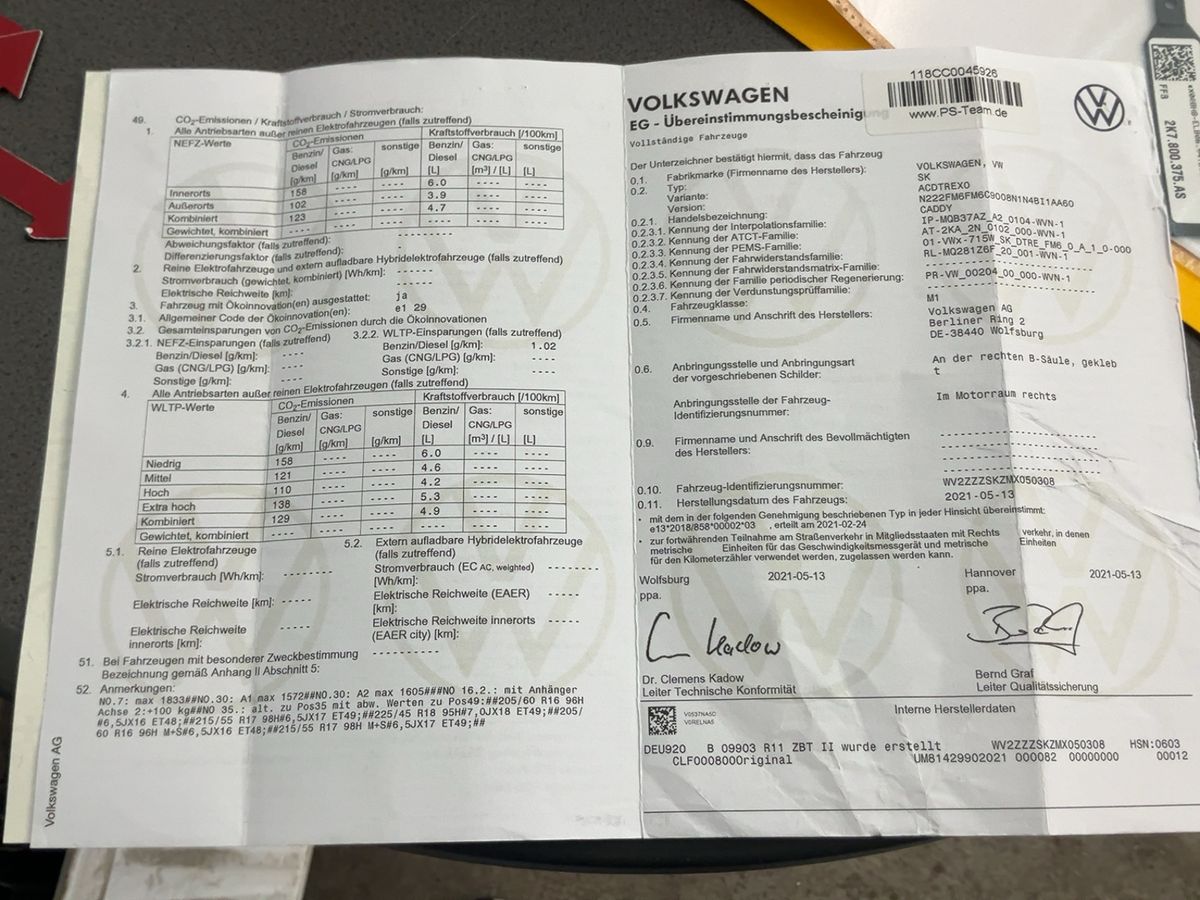 Volkswagen Caddy d'occasion