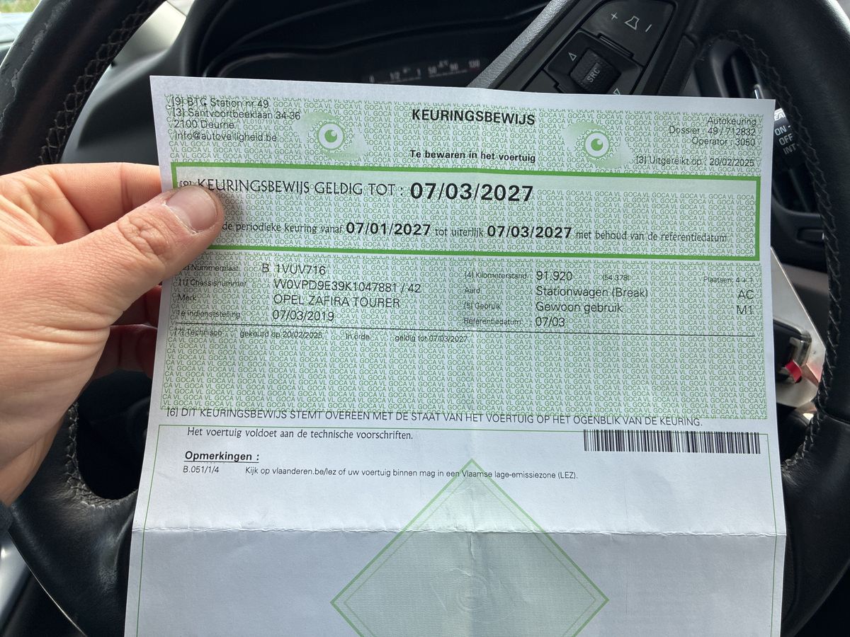 Opel Zafira d'occasion