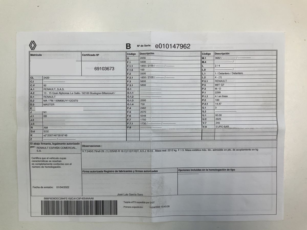 Renault Master d'occasion