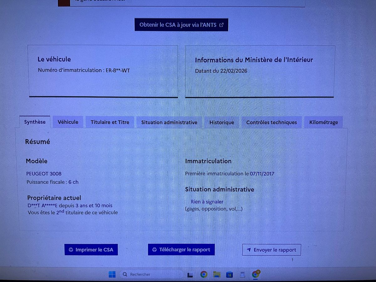 Peugeot 3008 d'occasion