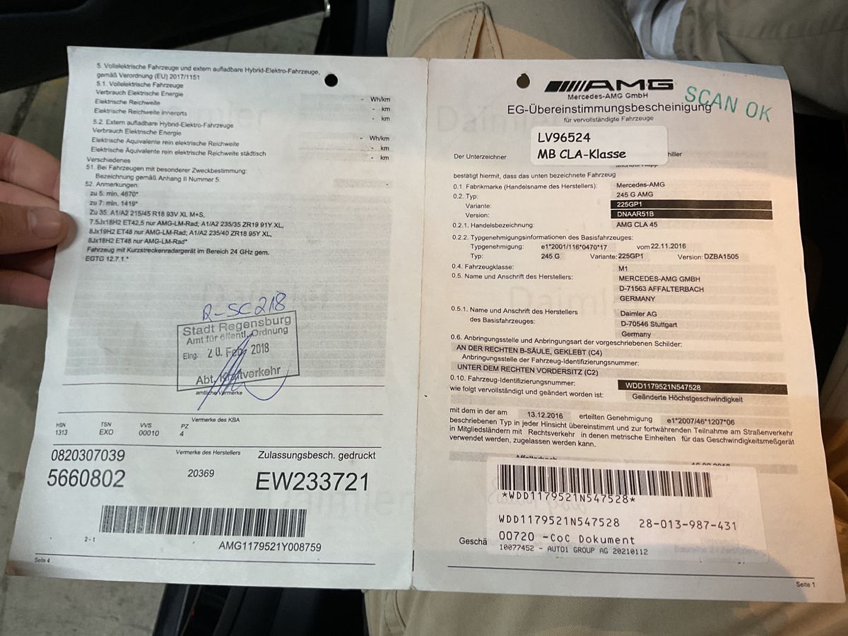 Mercedes-Benz CLA-Klasse CLA 45 Shooting Brake AMG 4Matic Yellow Night Edition