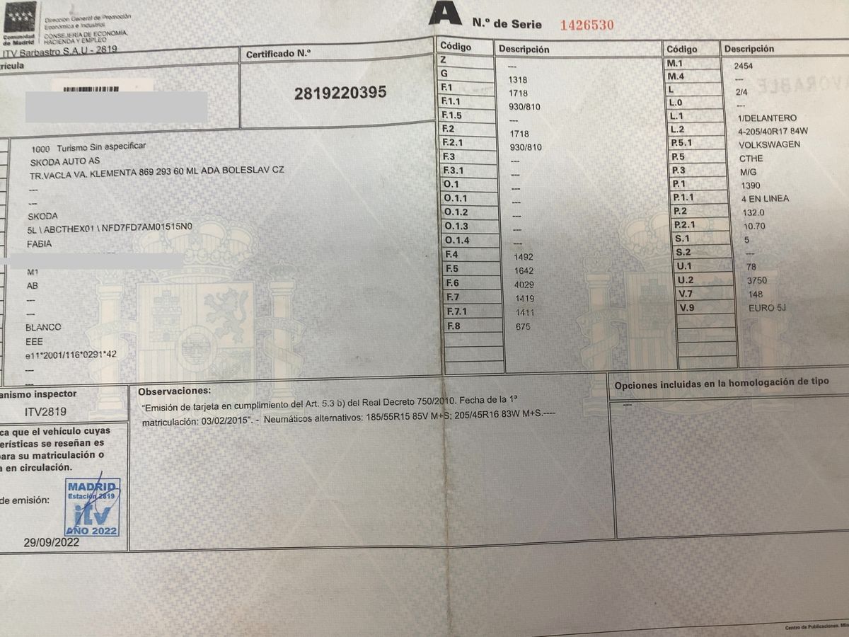 Skoda Fabia d'occasion