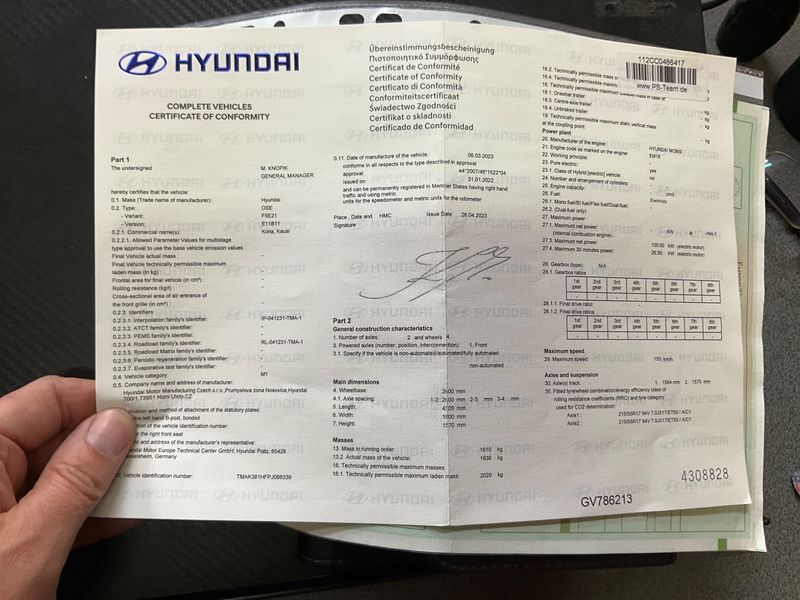 Hyundai Kona electric drive 100 kW Trend 2WD — zdjęcie 16
