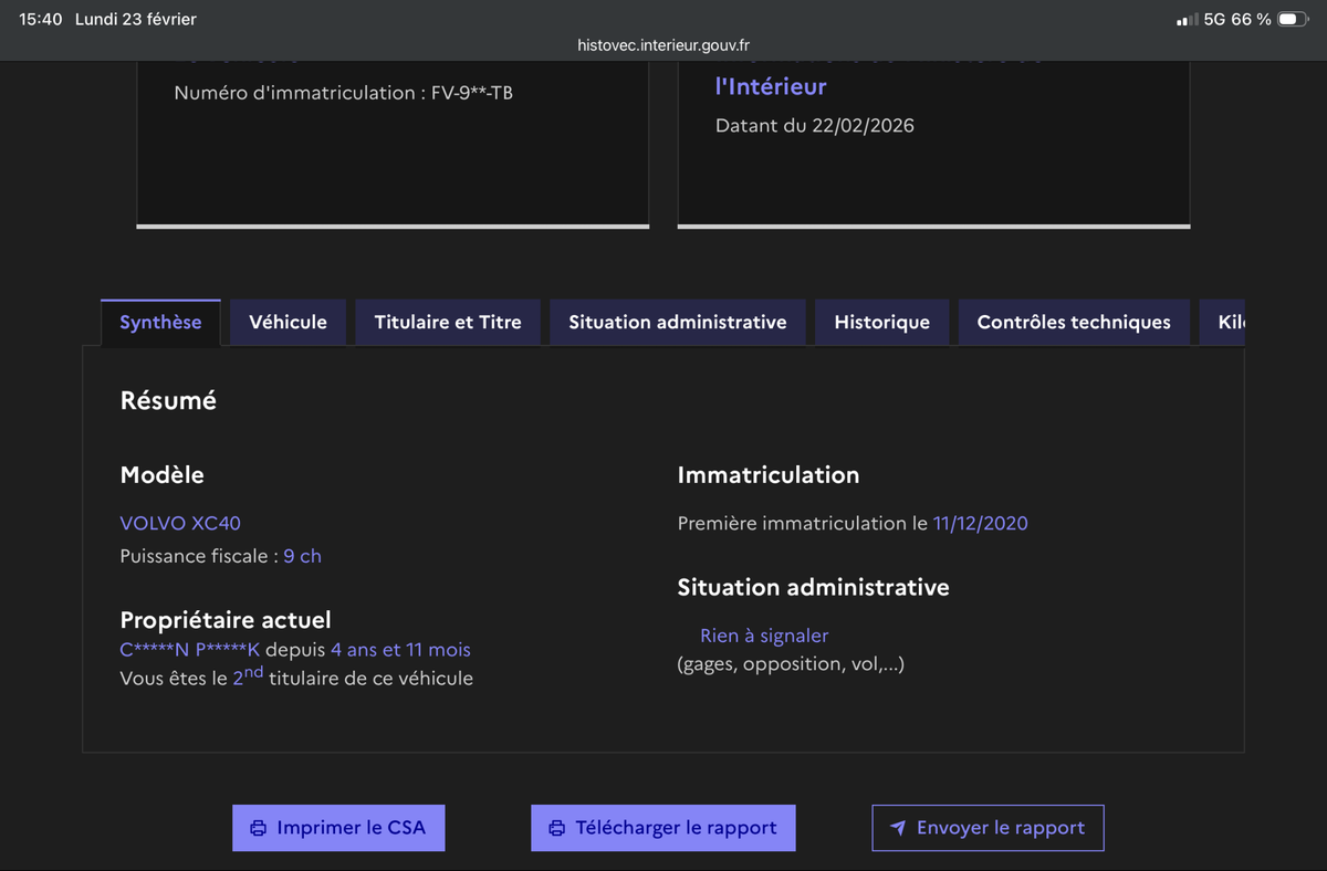 Volvo XC40 d'occasion