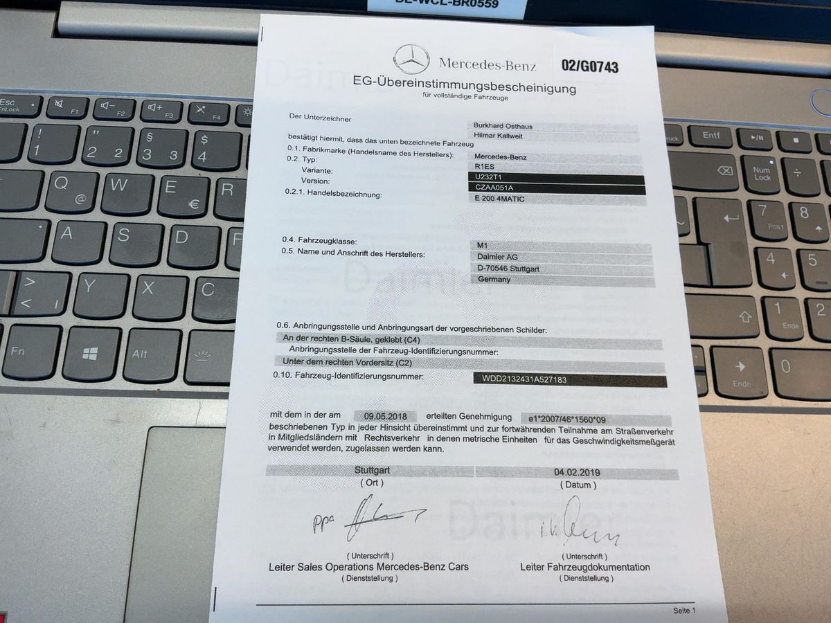 Mercedes-Benz E-Klasse d'occasion