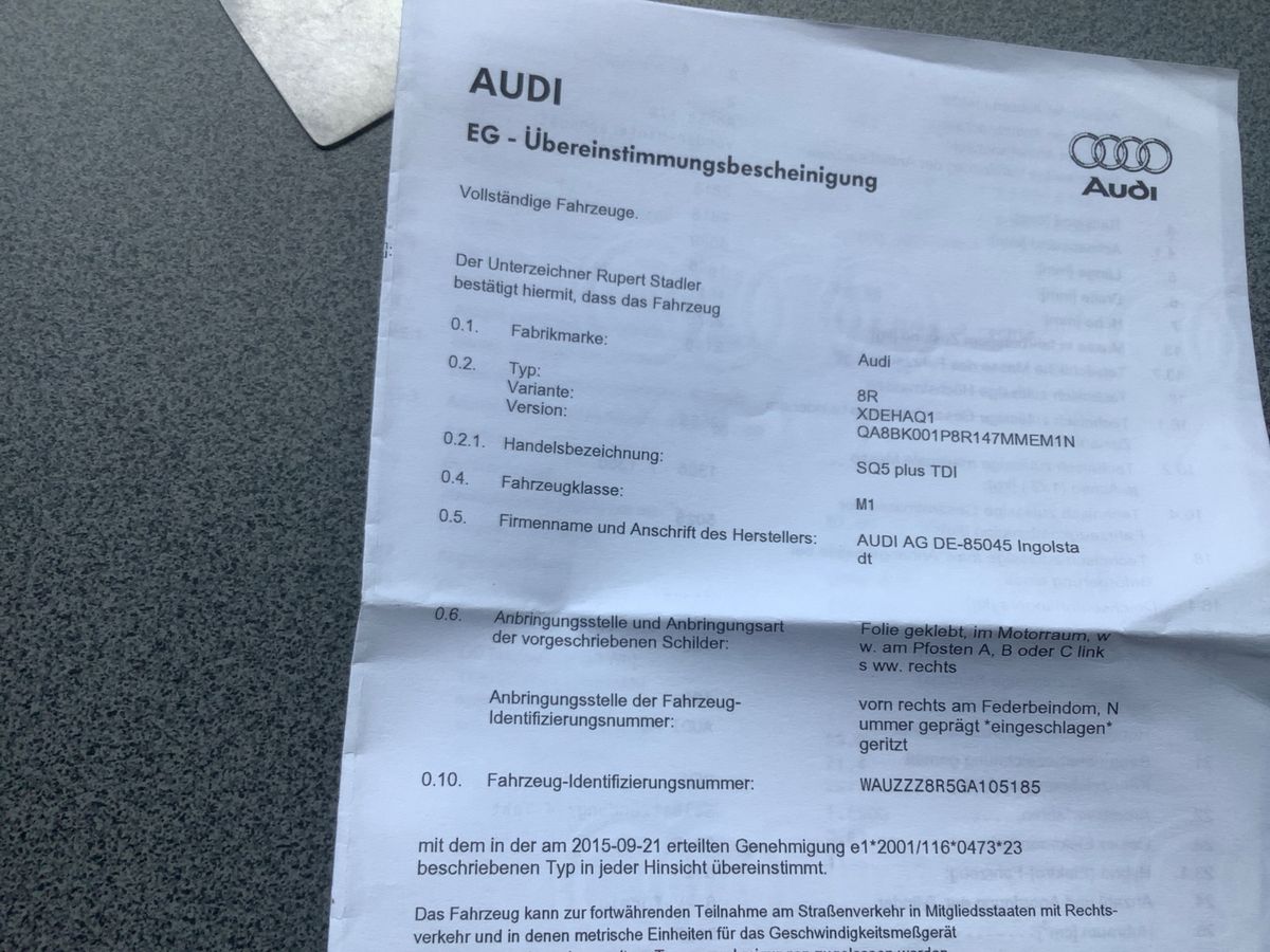 Audi SQ5 d'occasion