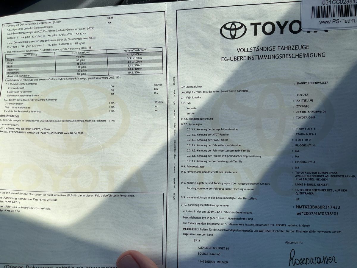 Toyota C-HR d'occasion