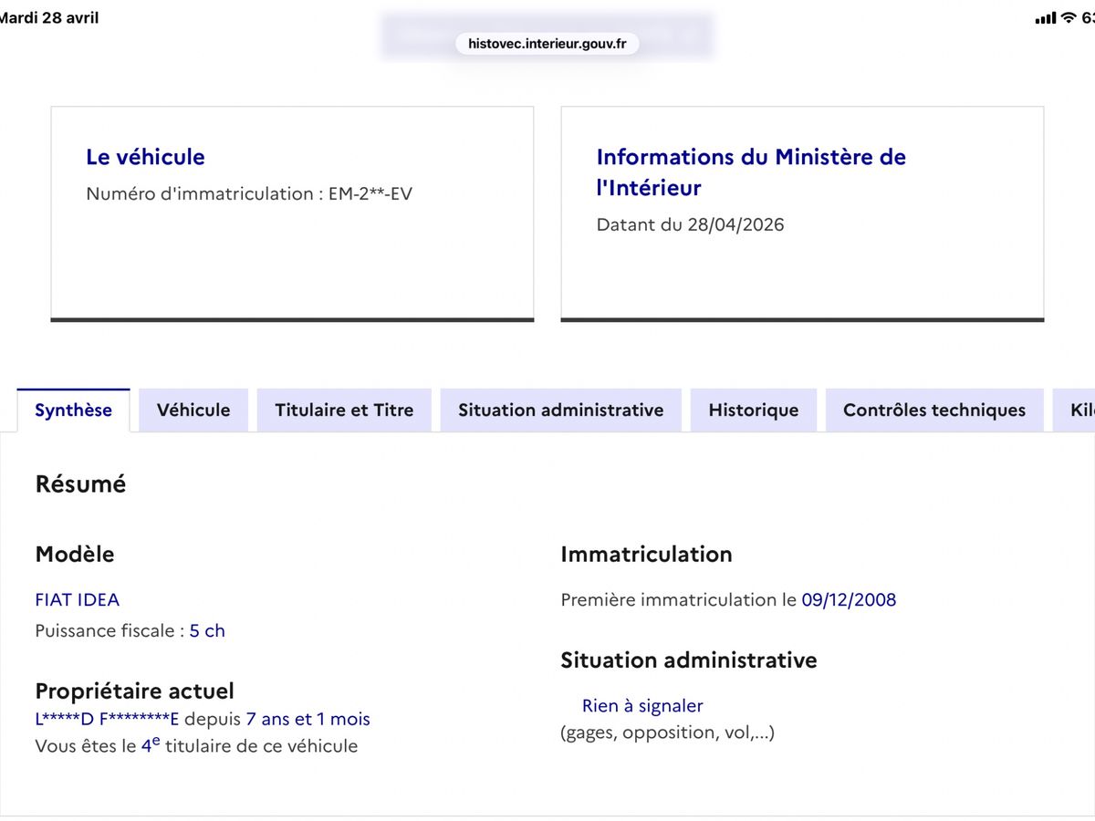 Fiat Idea d'occasion