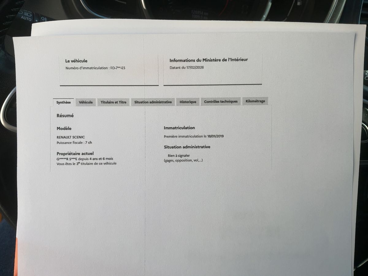 Renault Scenic d'occasion