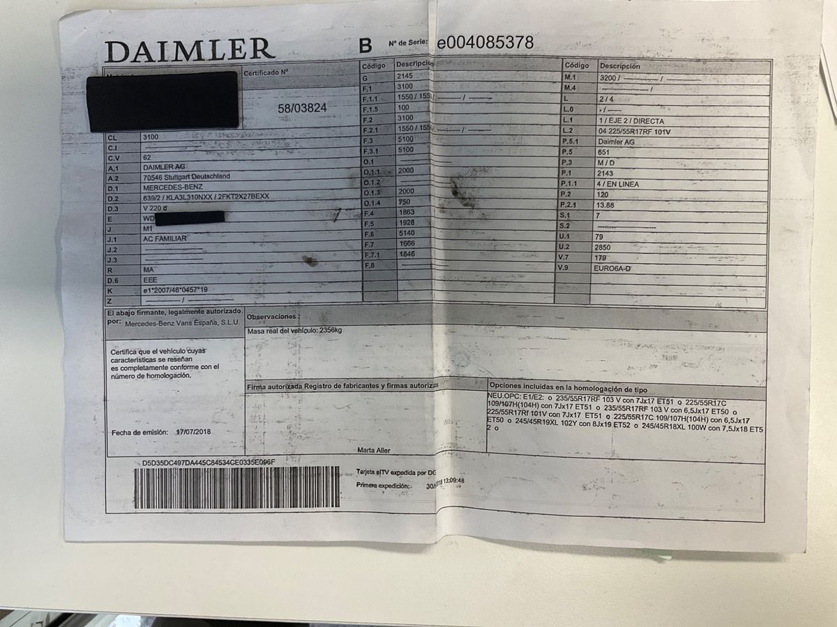 Mercedes-Benz V-Klasse d'occasion