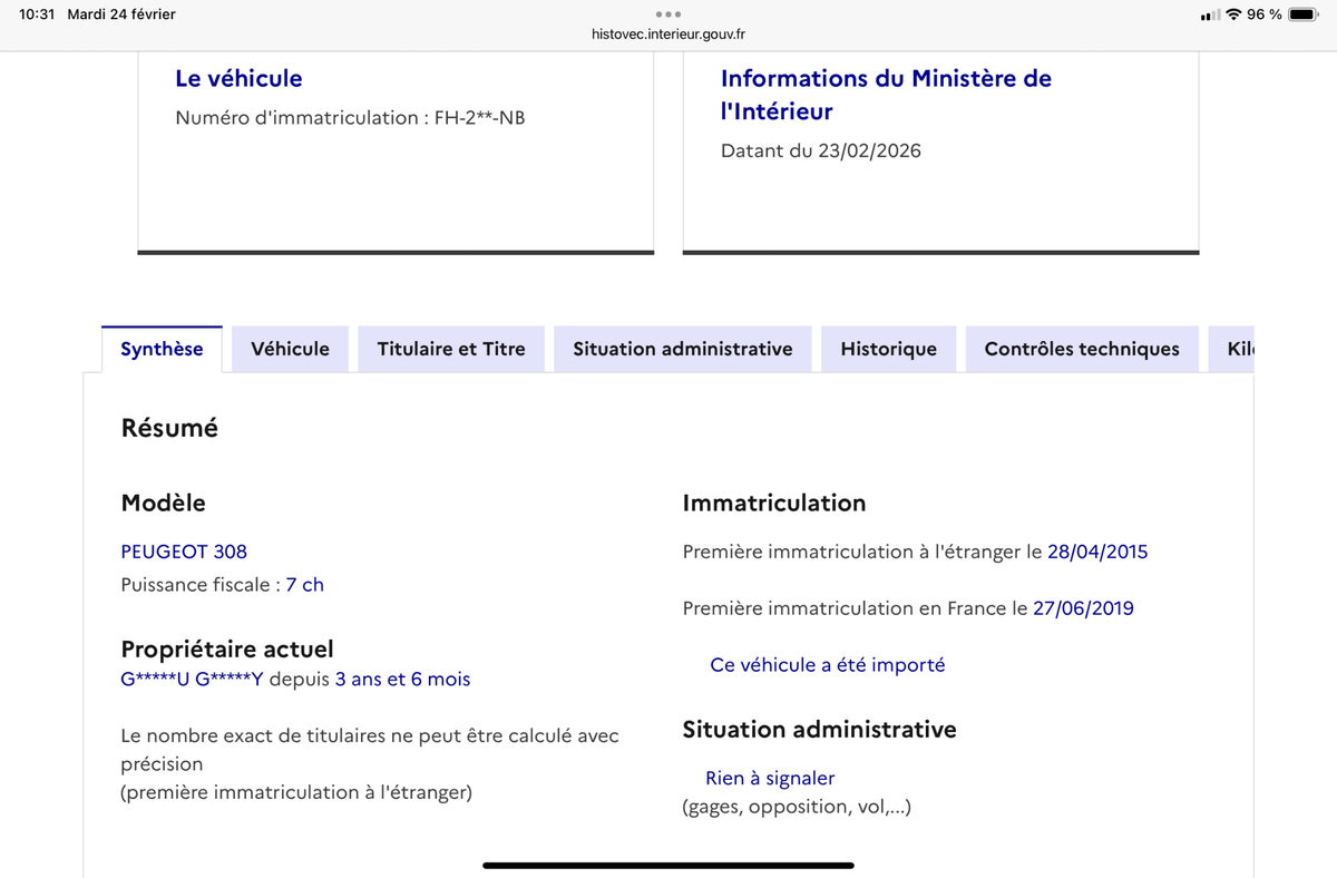 Peugeot 308 d'occasion