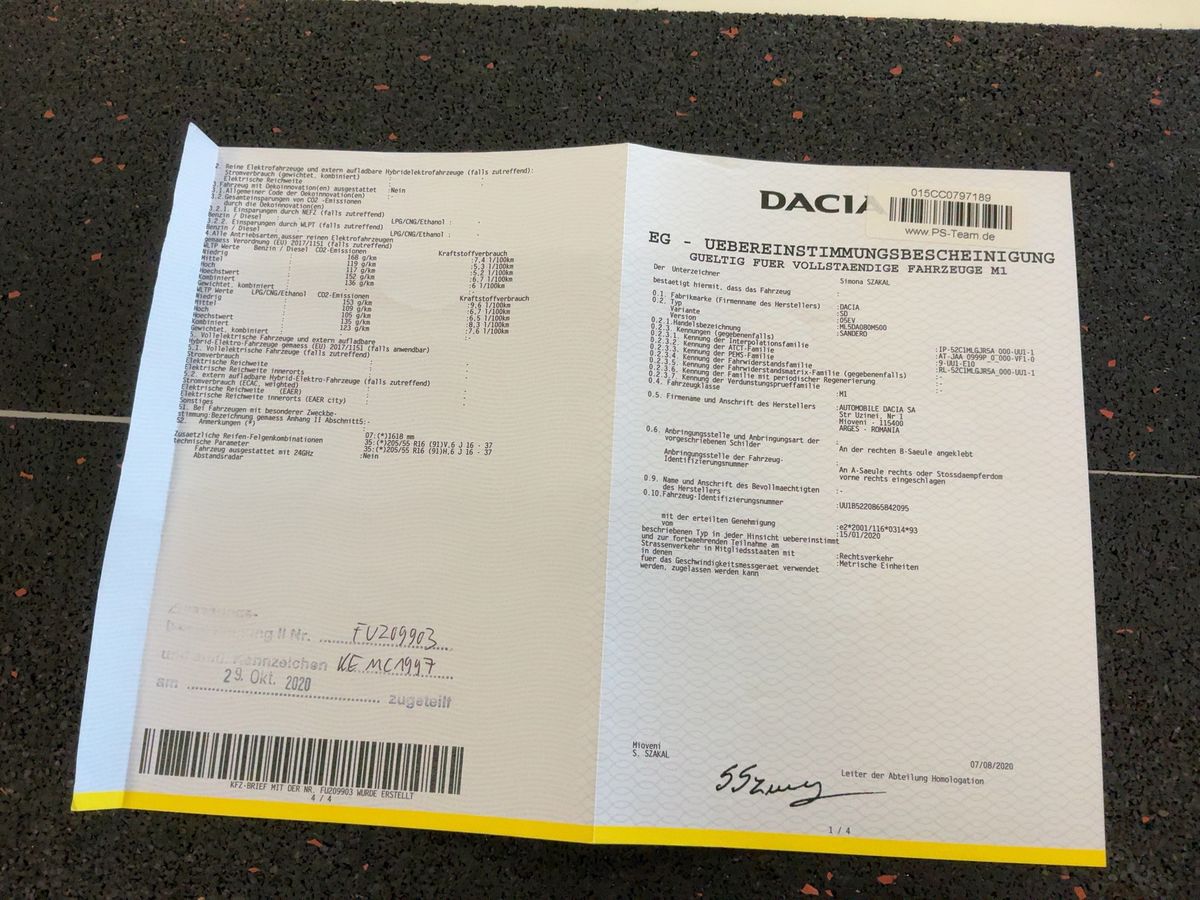 Dacia Sandero d'occasion