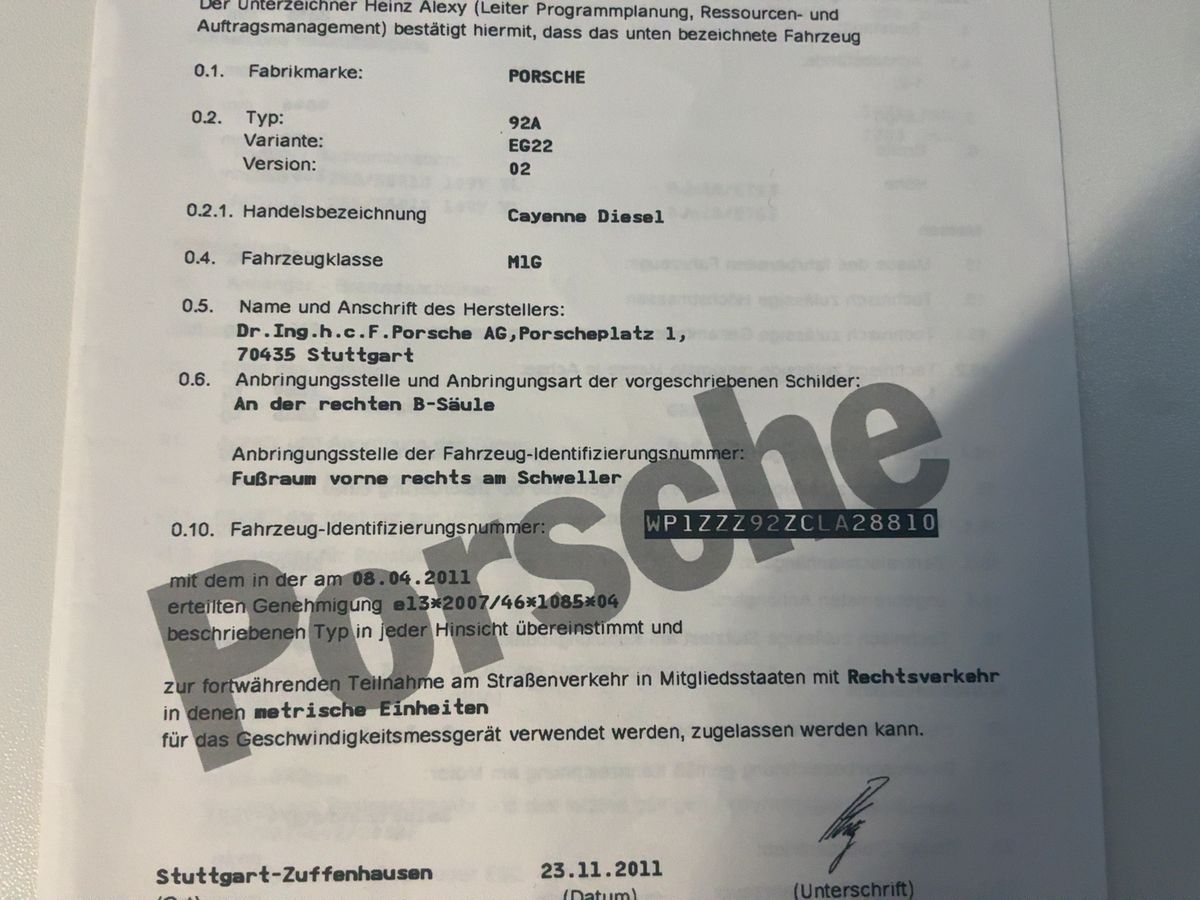 Porsche Cayenne d'occasion