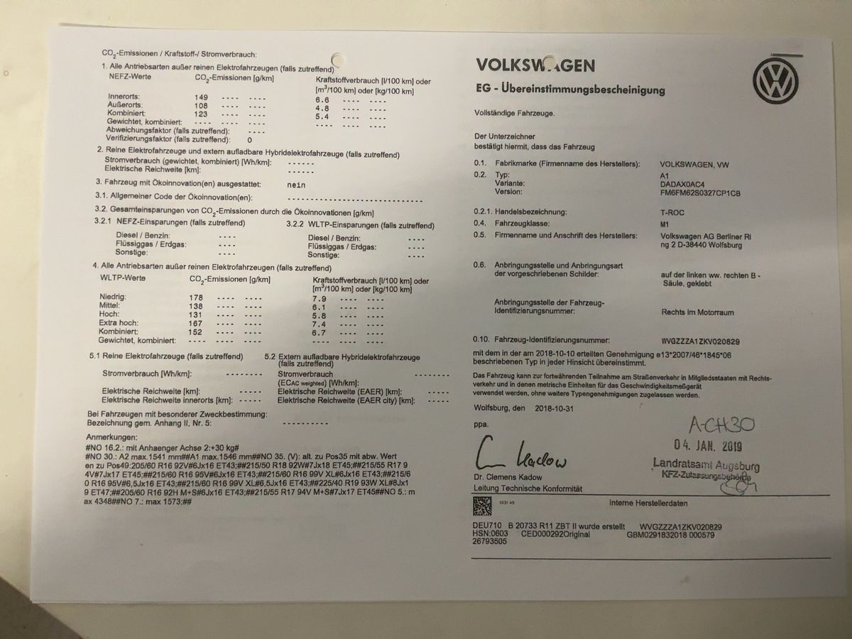 Volkswagen T-Roc d'occasion