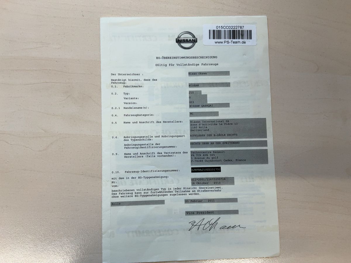 Nissan Qashqai d'occasion