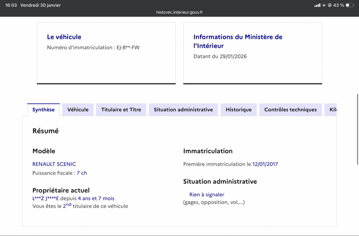 Renault Scenic d'occasion
