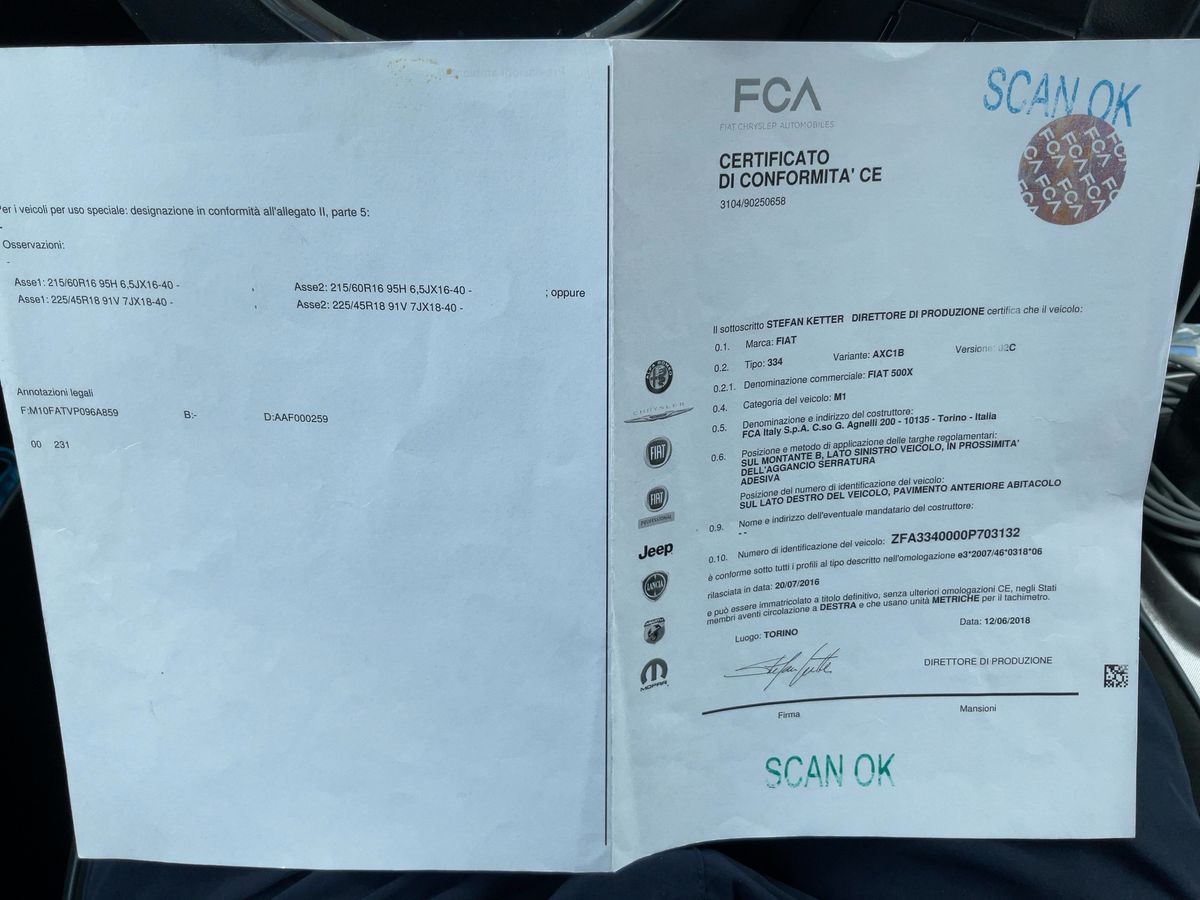 Fiat 500X d'occasion