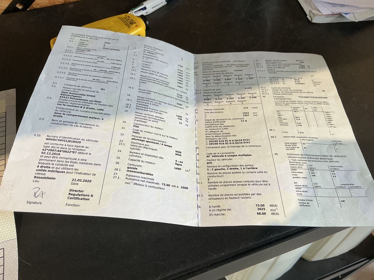 Opel Combo d'occasion