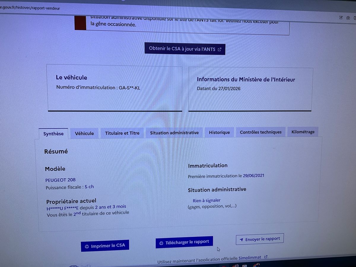 Peugeot 208 d'occasion