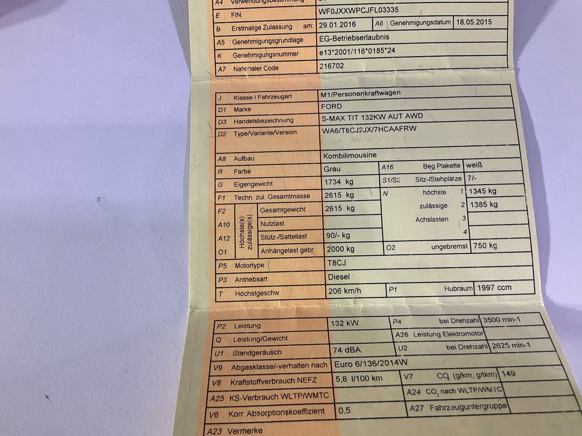 Ford S-Max d'occasion