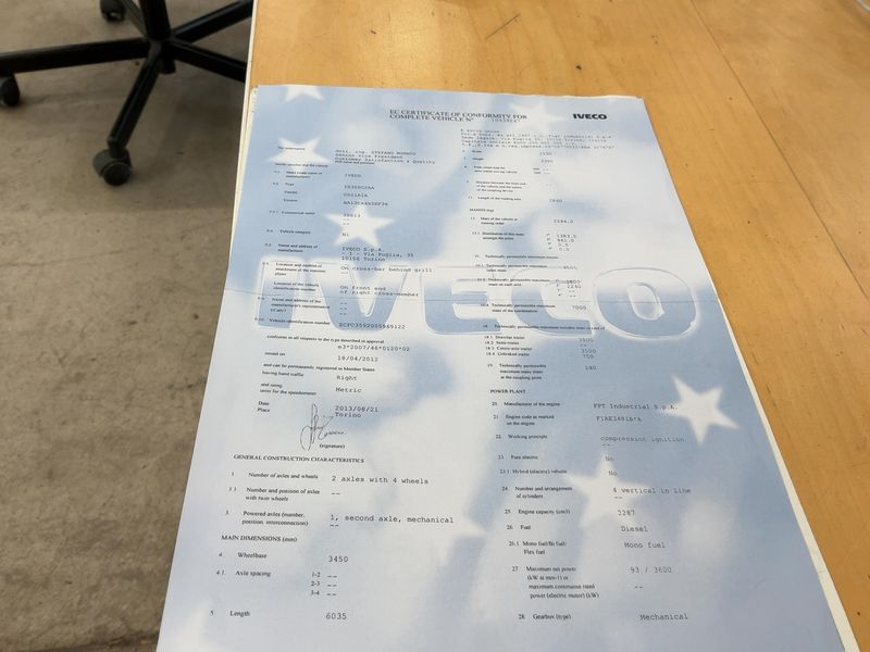 Iveco Daily 2.3 Diesel Doppelkabine 35 C Radstand 3750 — zdjęcie 16