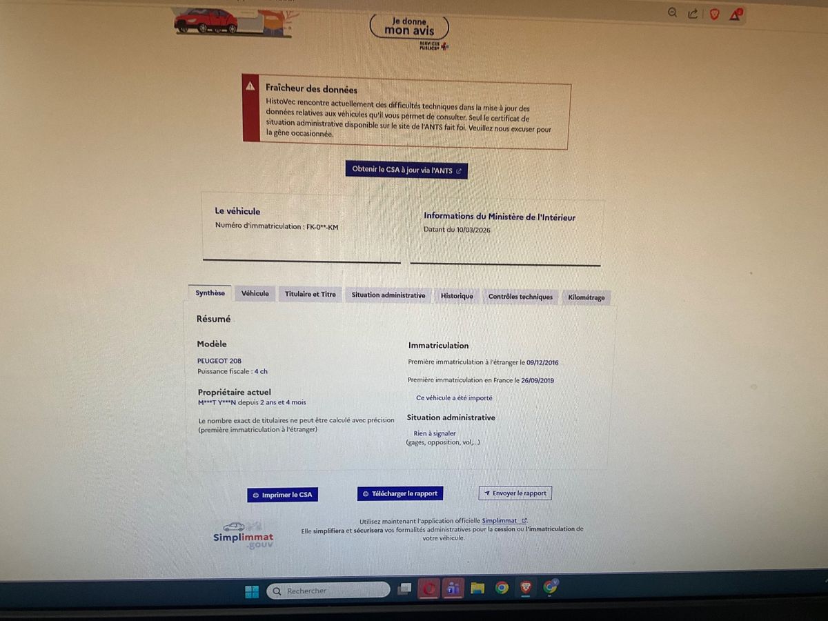 Peugeot 208 d'occasion