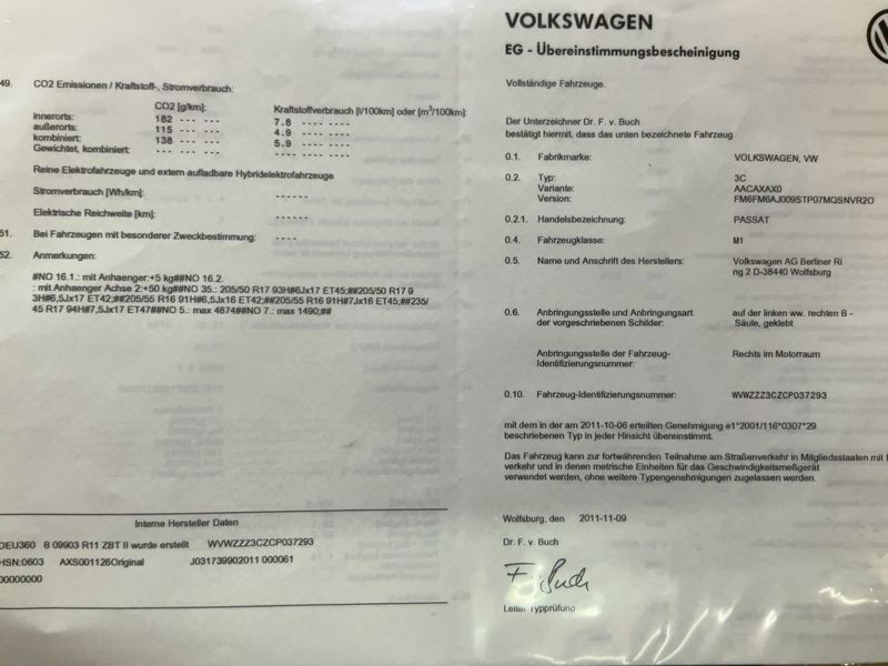 Volkswagen Passat 1.4 TSI Comfortline BlueMotion Tech 2011 – снимка 22