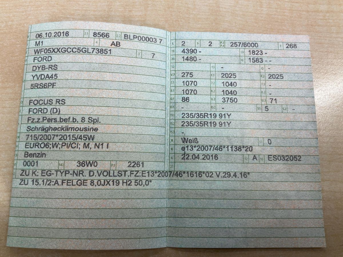 Ford Focus 2.3 EcoBoost RS