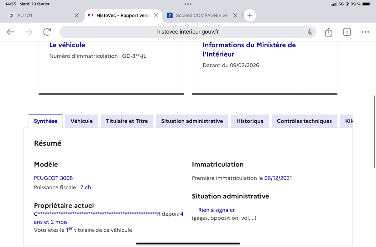 Peugeot 3008 d'occasion