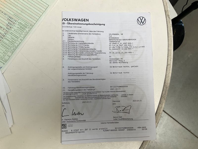 Volkswagen T6 Transporter 2.0 TDI Kasten EcoProfi FWD 2021 – снимка 21